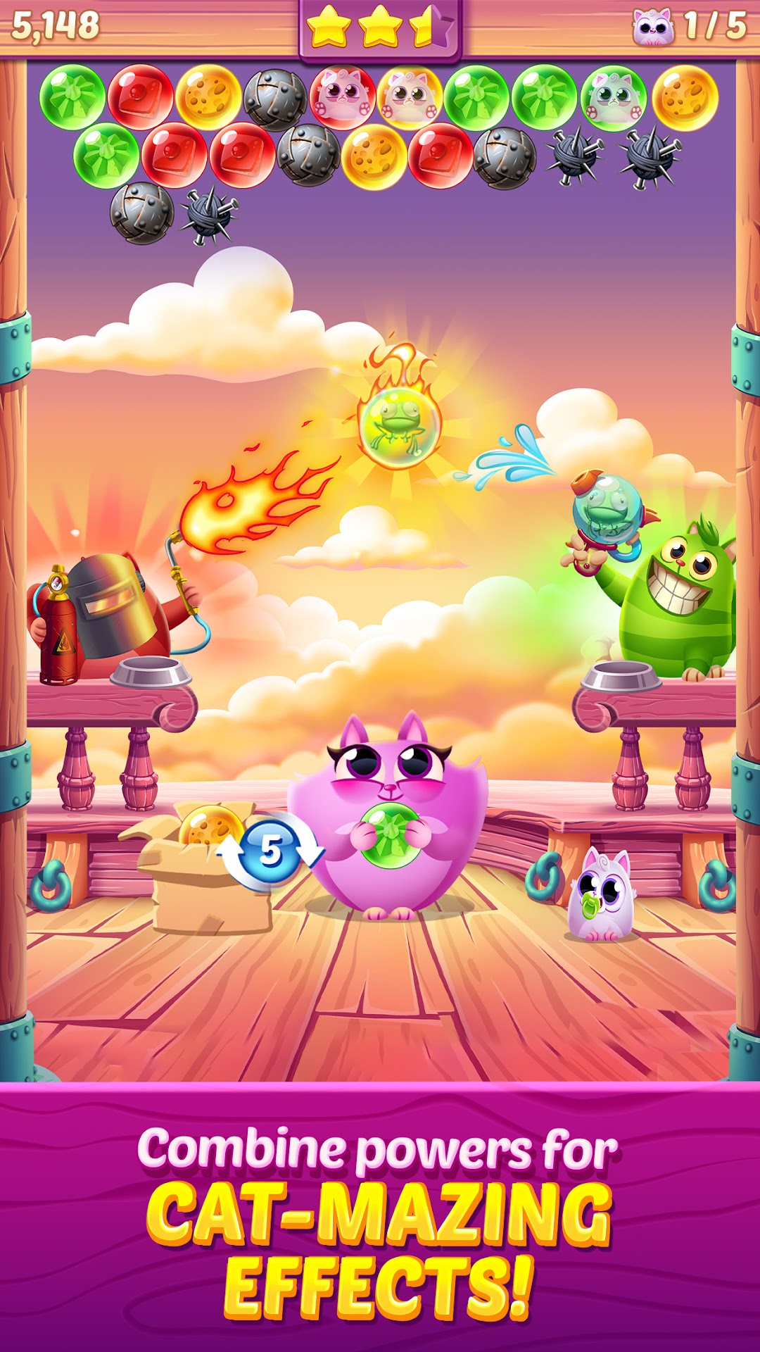 Cookie Cats Pop - Bubble Pop ảnh chụp màn hình 5
