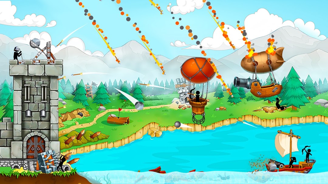 The Catapult: Stickman Pirates mod apk screenshot 4