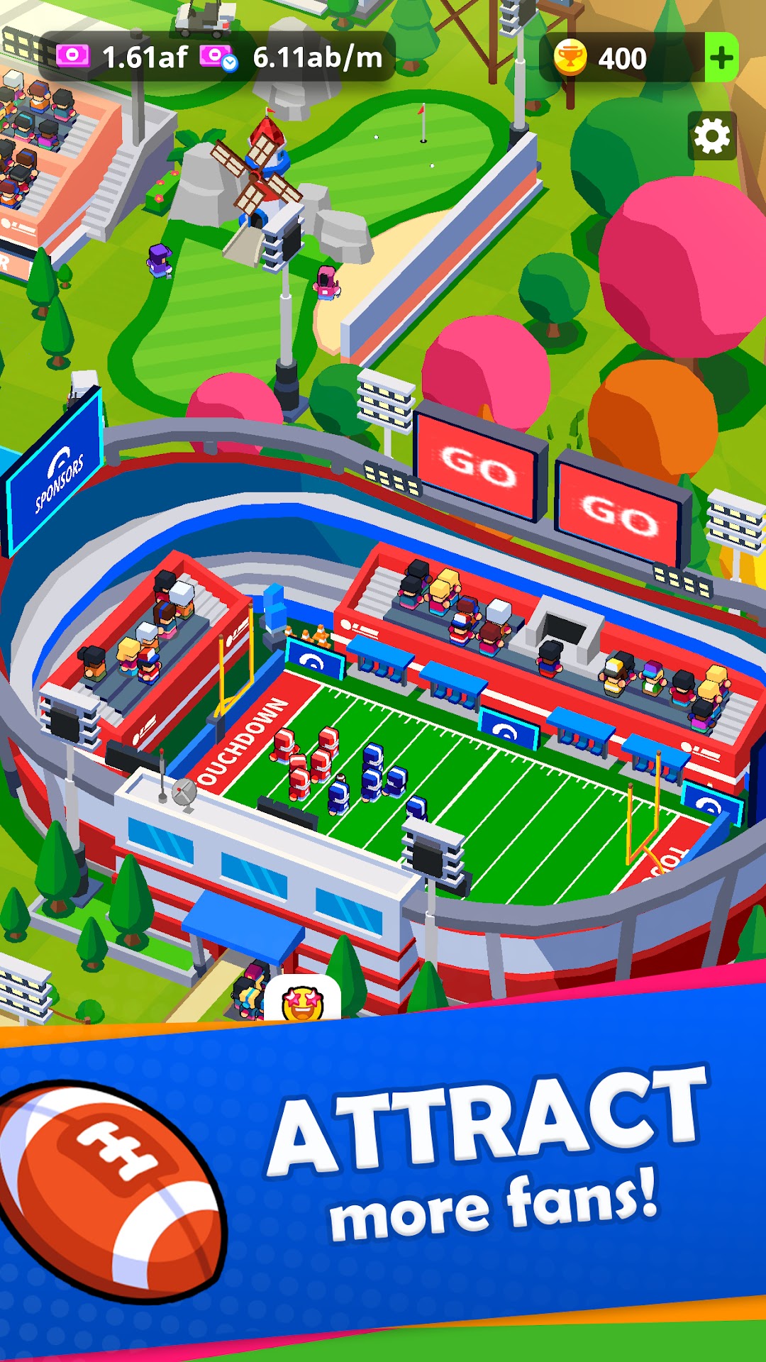 Sports City Tycoon: Idle Game ảnh chụp màn hình 4