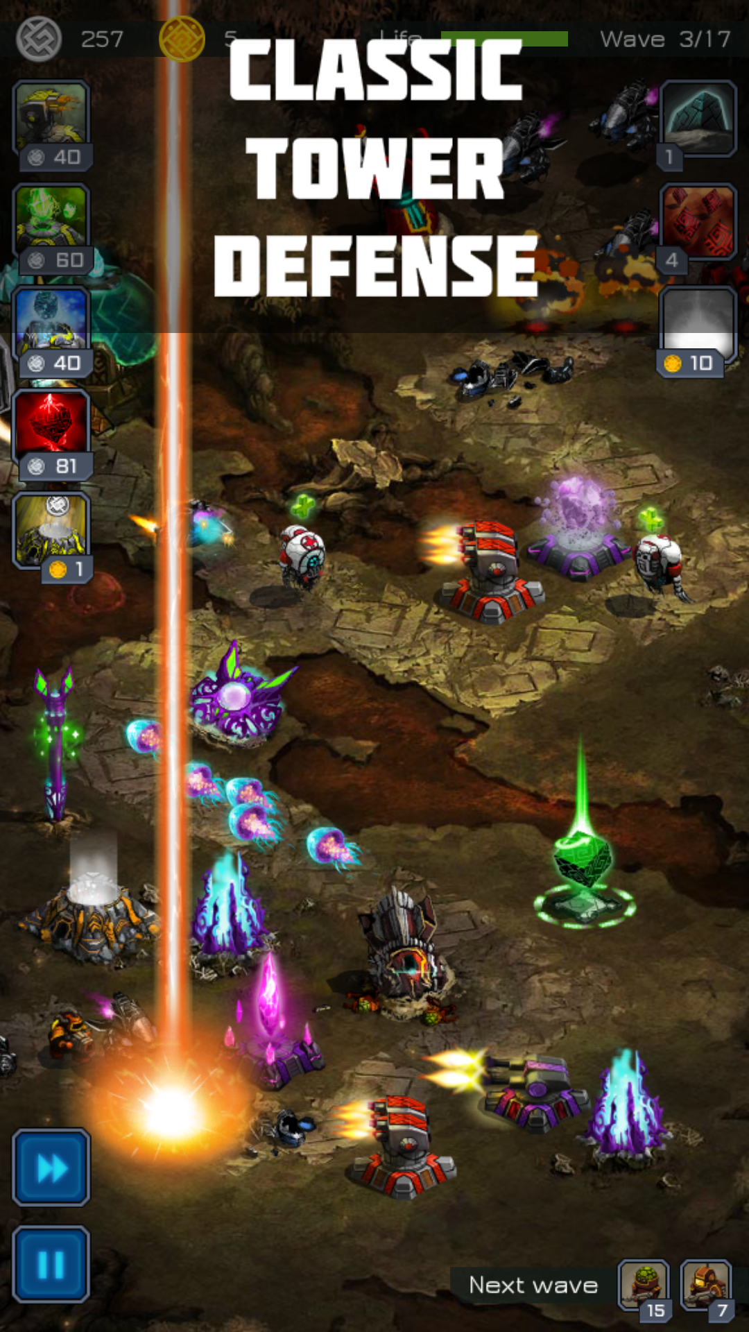 Ancient Planet Tower Defense ảnh chụp màn hình 5