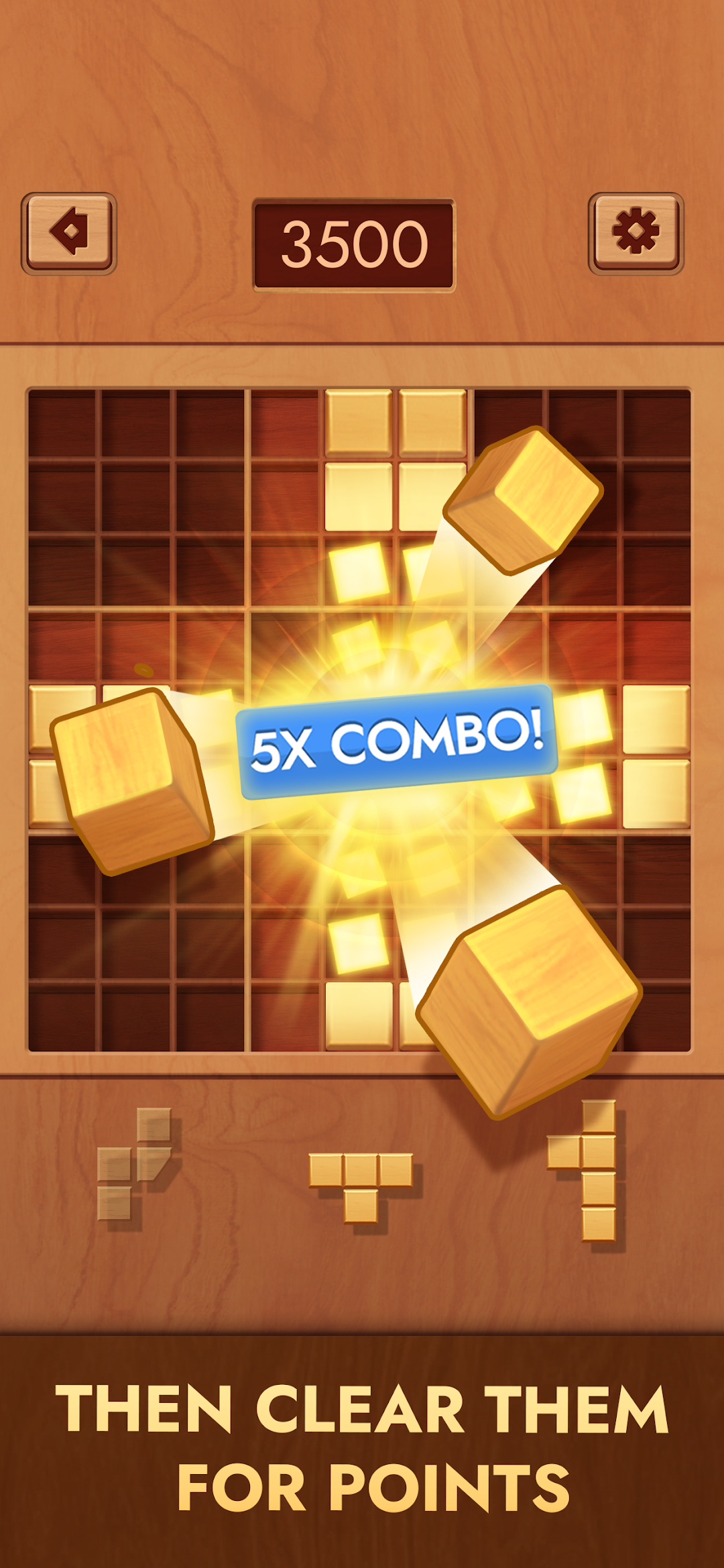 Woodoku - Wood Block Puzzle ảnh chụp màn hình 2