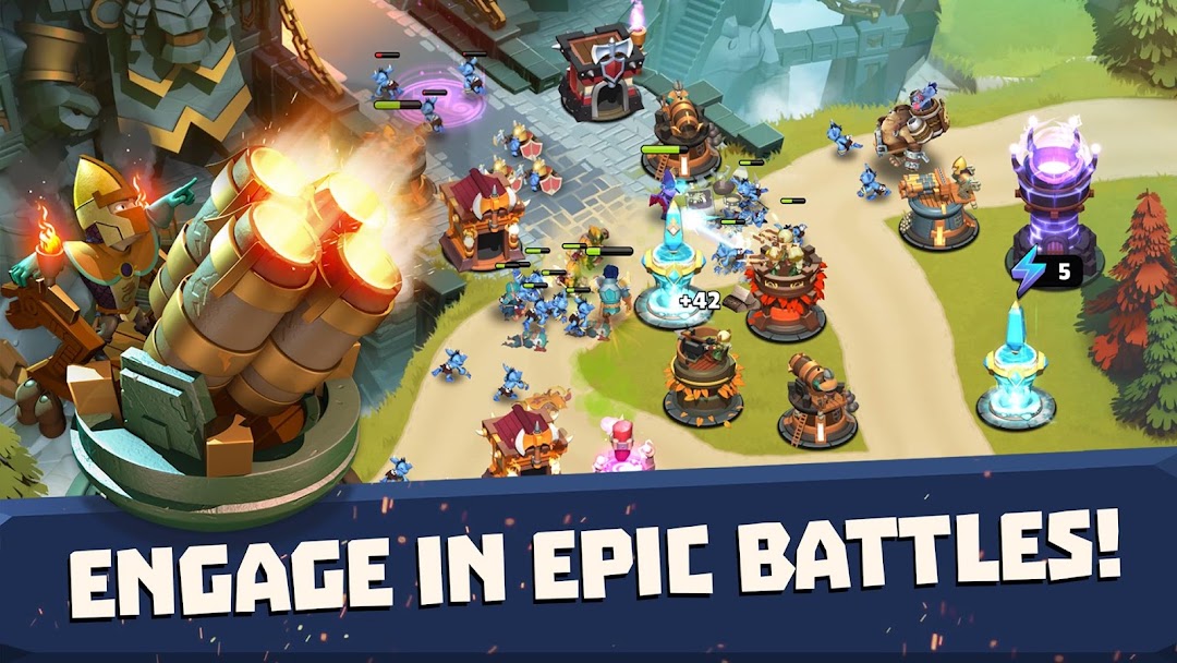 Castle Creeps - Tower Defense ảnh chụp màn hình 1