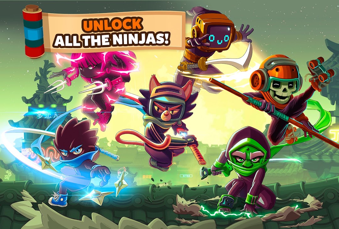 Ninja Dash Run - Offline Game mod apk screenshot 3