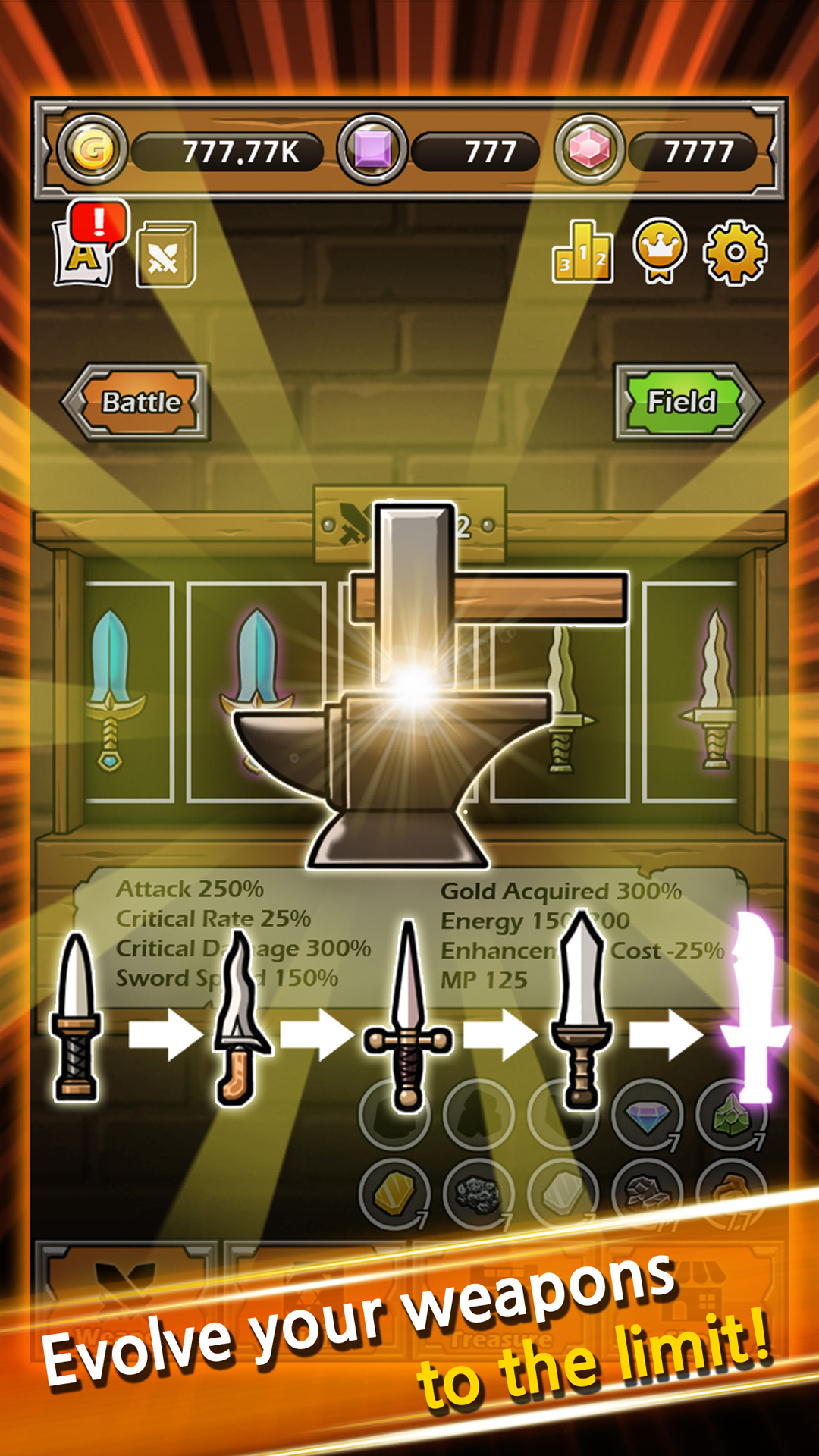 Blade Crafter mod apk screenshot 2