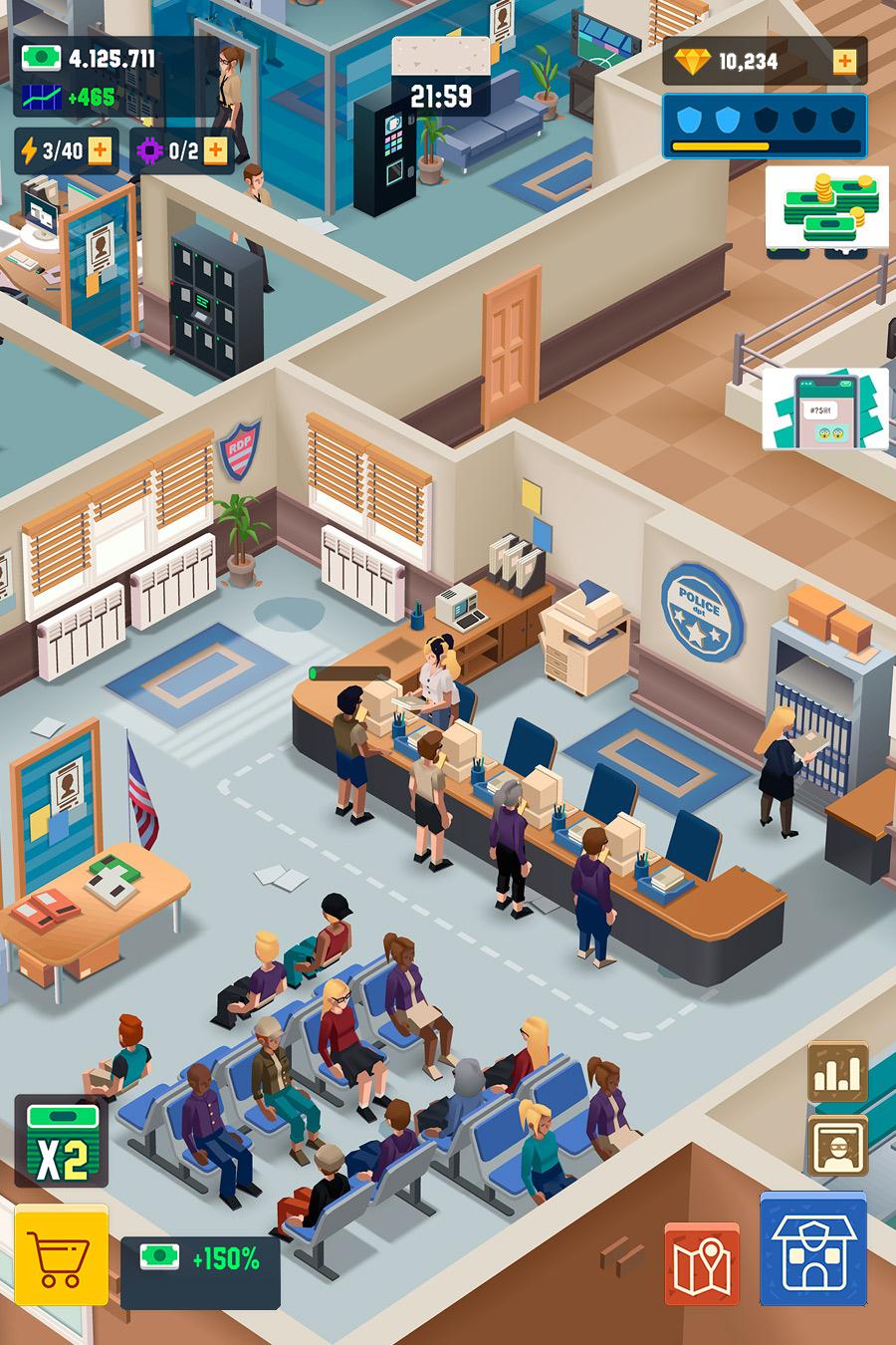 Idle Police Tycoon - Cops Game mod apk screenshot 5