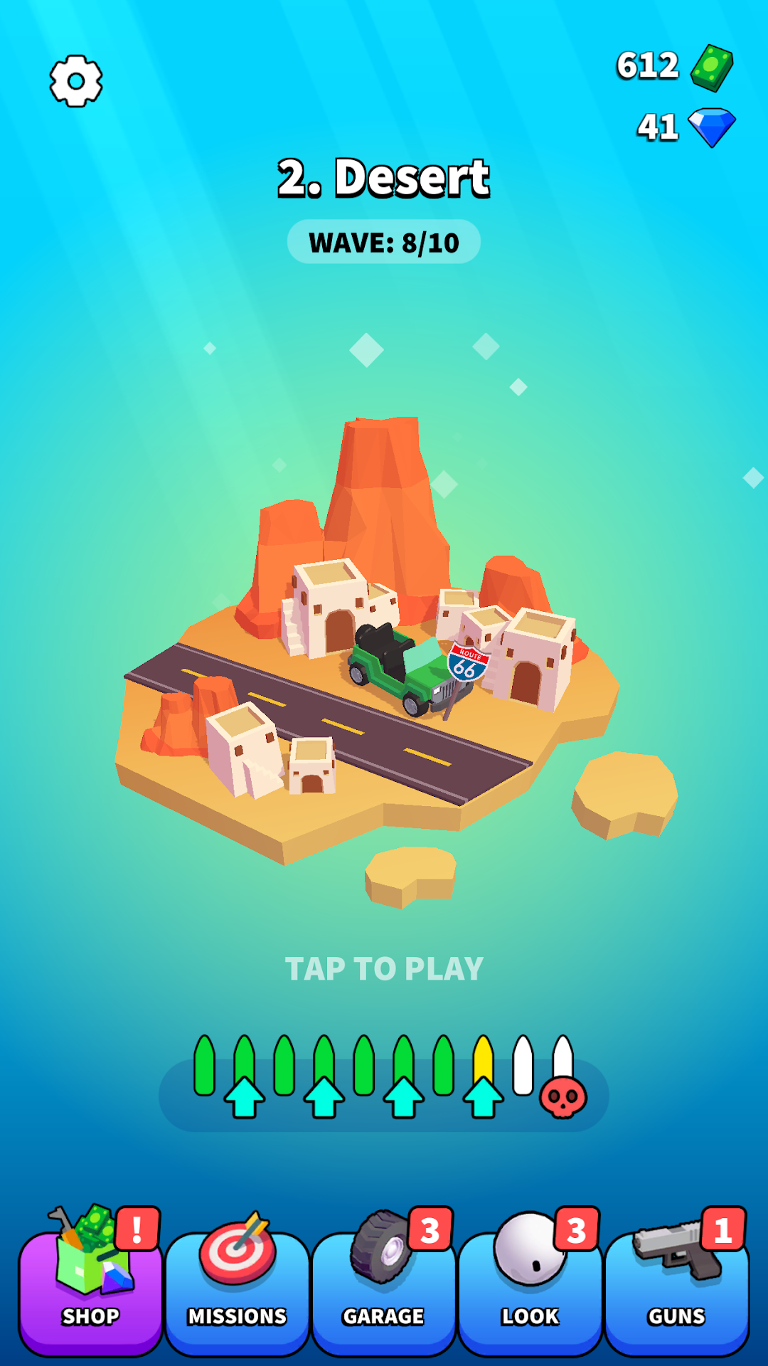 Rage Road - Car Shooting Game ảnh chụp màn hình 3
