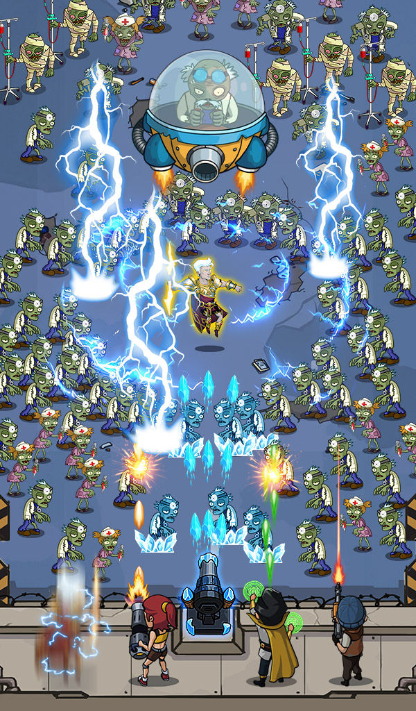 Zombie War Idle Defense Game ảnh chụp màn hình 5