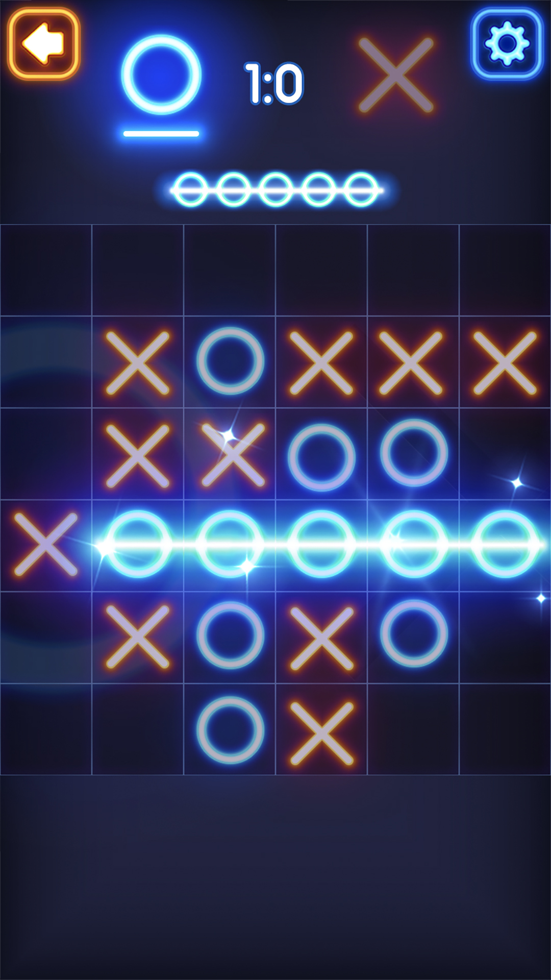 Tic Tac Toe Glow mod apk screenshot 4