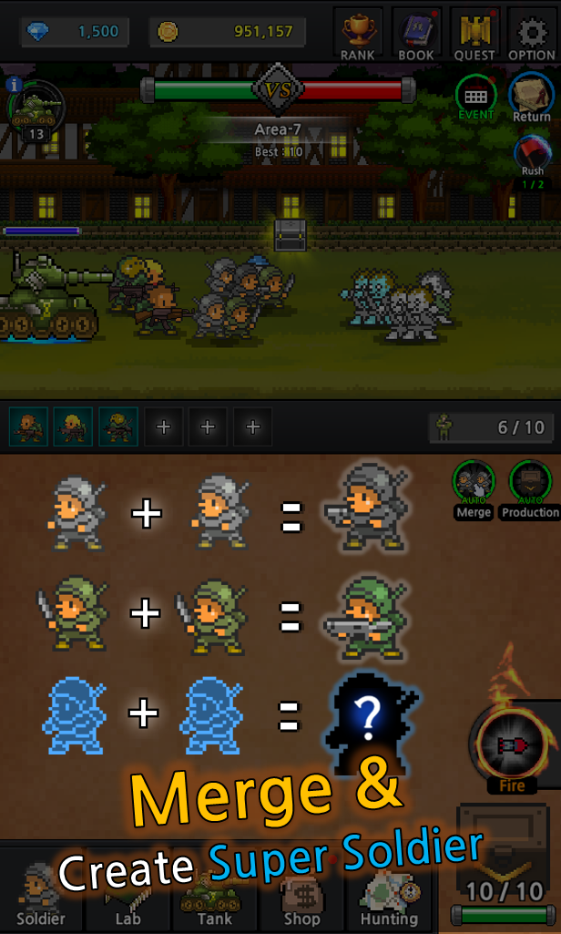 Grow Soldier : Merge mod apk screenshot 3