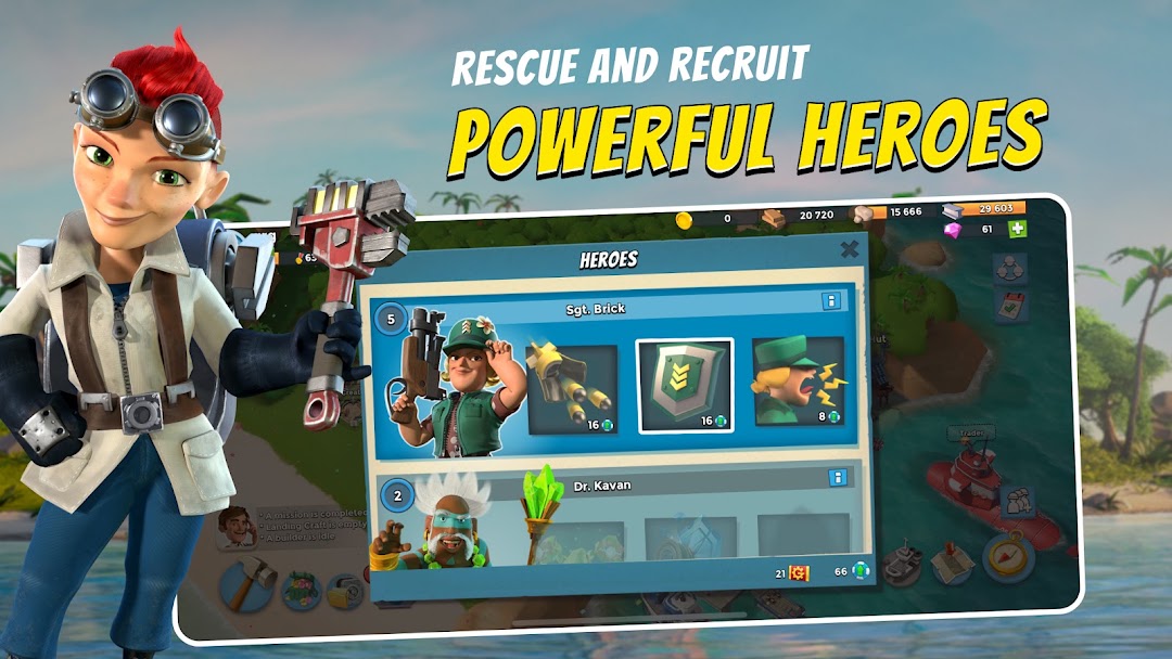 Boom Beach: War Strategy Game ảnh chụp màn hình 4