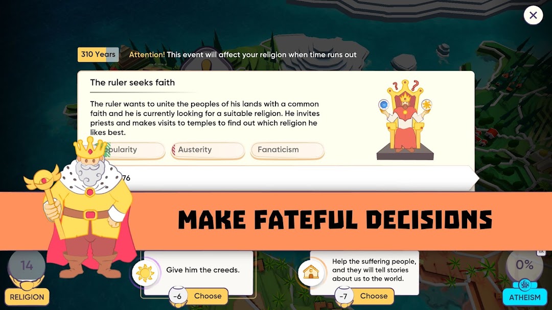 Religion Inc. God Simulator ảnh chụp màn hình 4
