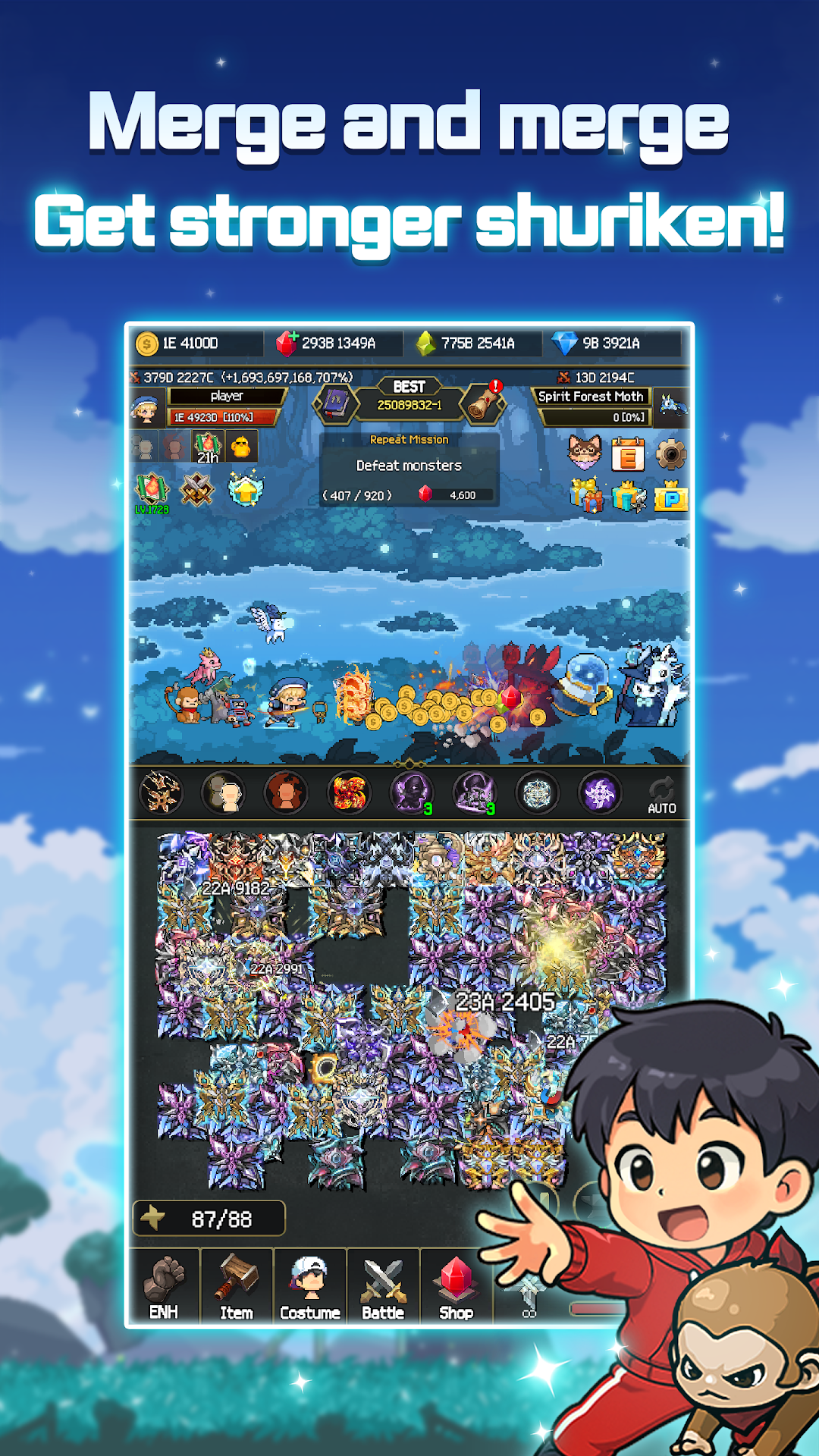 Merge Ninja Star 2 ảnh chụp màn hình 3