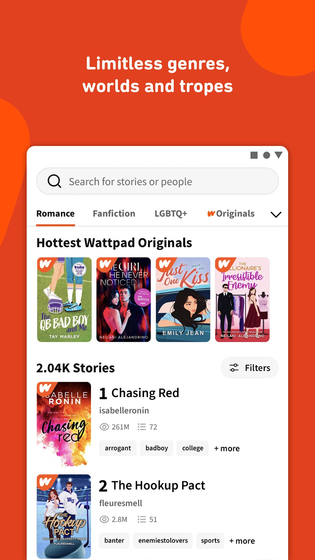 Wattpad - Read & Write Stories mod apk screenshot 3