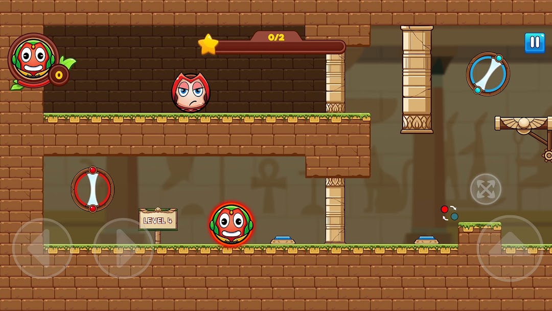 Red and Blue: Twin Color Ball mod apk screenshot 4