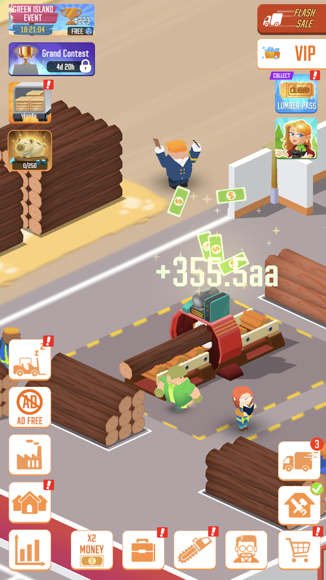 Idle Lumber Empire: Tycoon Inc mod apk screenshot 4