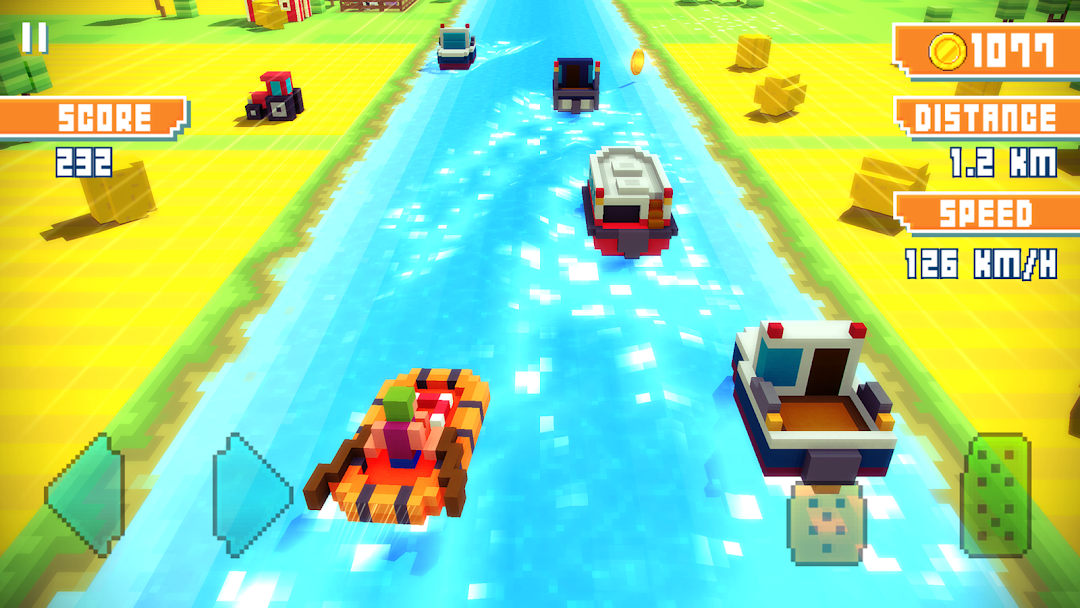 Blocky Highway: Traffic Racing ảnh chụp màn hình 2