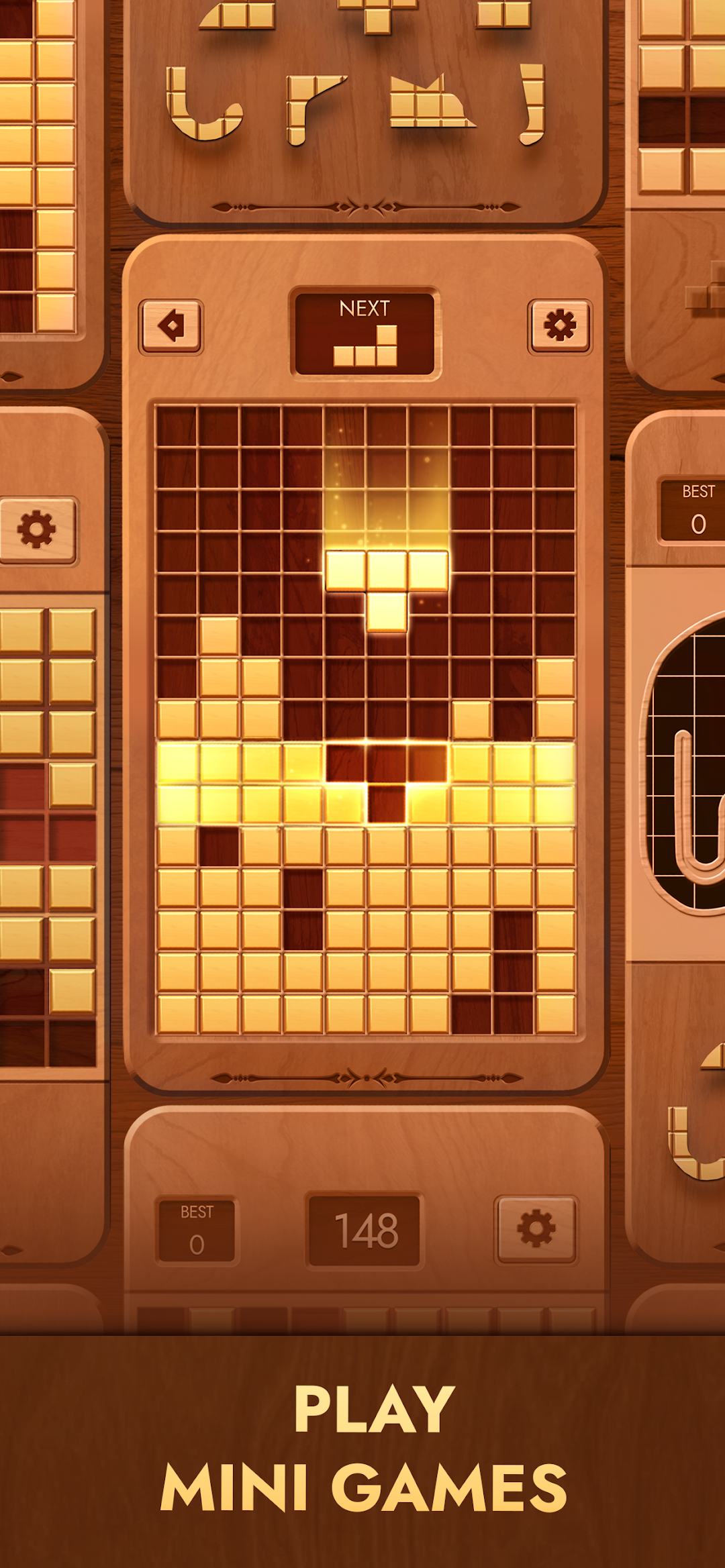 Woodoku - Wood Block Puzzle ảnh chụp màn hình 4