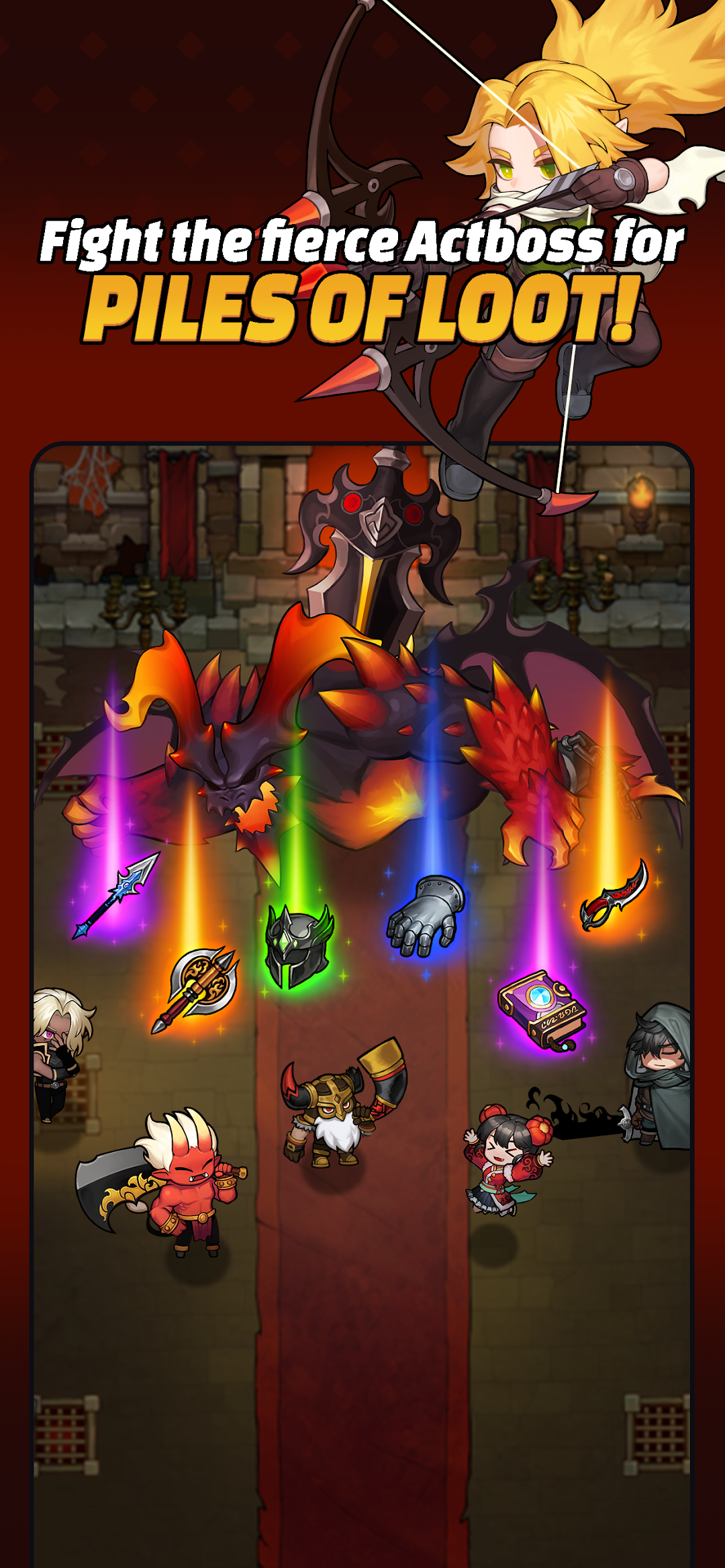 Loop Dungeon: Idle RPG ảnh chụp màn hình 5