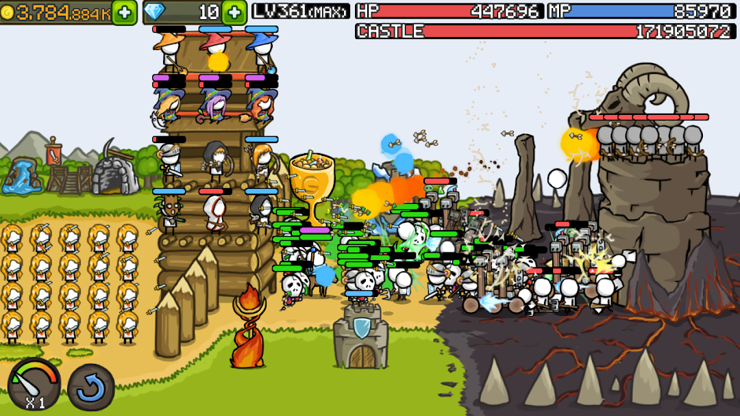 Grow Castle - Tower Defense mod apk screenshot 1